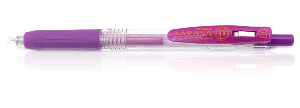 Zebra Sarasa Clip Gel 0.3mm Purple Rollerball Pen