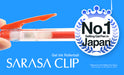 Zebra Sarasa Clip Gel 0.4mm Red Orange Rollerball Pen