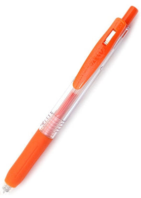 Zebra Sarasa Clip Gel 0.3mm Red Orange Rollerball Pen