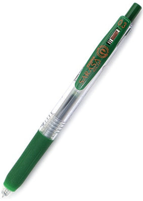 Zebra Sarasa Clip Gel 0.3mm Viridian Green Rollerball Pen