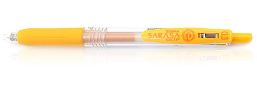 Zebra Sarasa Clip Gel 0.3mm Yellow Rollerball Pen