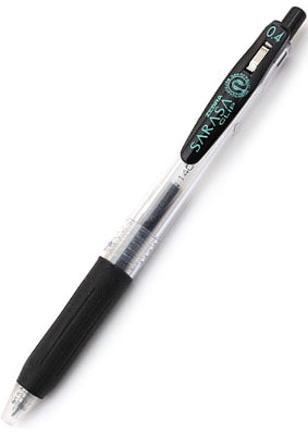 Zebra Sarasa Clip Gel 0.4mm Black Rollerball Pen
