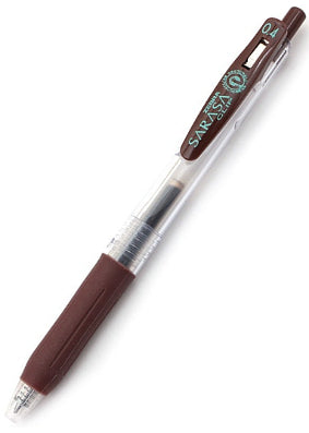 Zebra Sarasa Clip Gel 0.4mm Brown Rollerball Pen