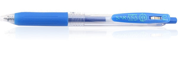 Zebra Sarasa Clip Gel 0.4mm Pale Blue Rollerball Pen