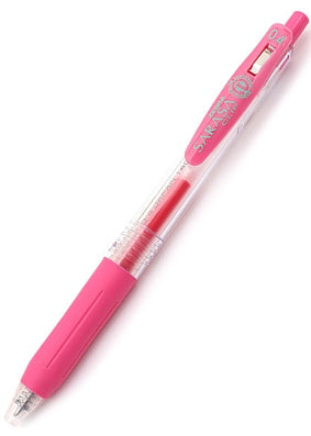 Zebra Sarasa Clip Gel 0.4mm Pink Ballpoint Pen — Pulp Addiction