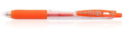 Zebra Sarasa Clip Gel 0.4mm Red Orange Rollerball Pen