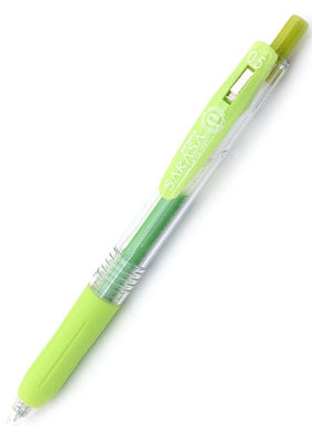 Zebra Sarasa Clip Gel 0.5mm Light Green Rollerball Pen