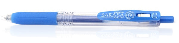 Zebra Sarasa Clip Gel 0.5mm Pale Blue Rollerball Pen