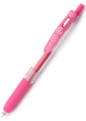 Zebra Sarasa Clip Gel 0.5mm Pink Rollerball Pen