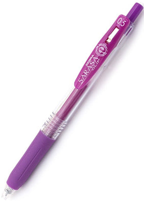 Zebra Sarasa Clip Gel 0.5mm Purple Rollerball Pen