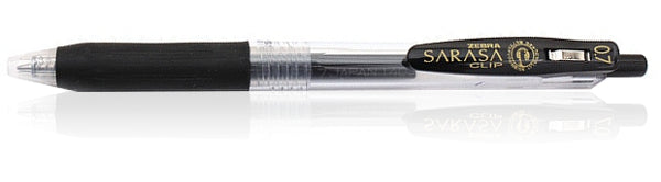 Zebra Sarasa Clip Gel 0.7mm Black Rollerball Pen
