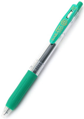 Zebra Sarasa Clip Gel 0.7mm Green Rollerball Pen