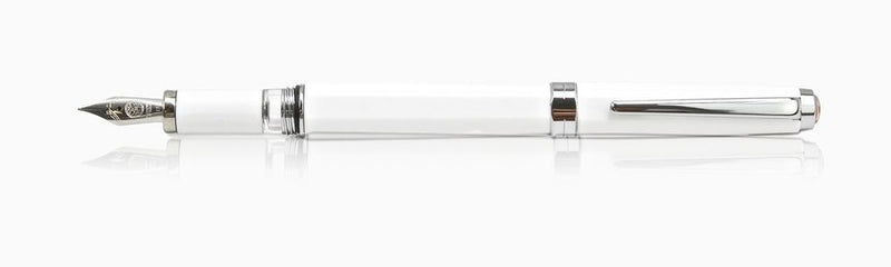 TWSBI Classic Fountain Pen - White, 1.1mm Stub Nib