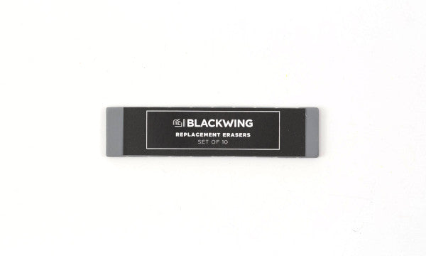 Blackwing Replacement Erasers - Grey - Set of 10