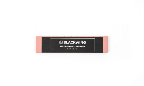 Blackwing Replacement Erasers - Pink - Set of 10