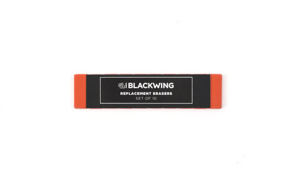 Blackwing Replacement Erasers - Red - Set of 10