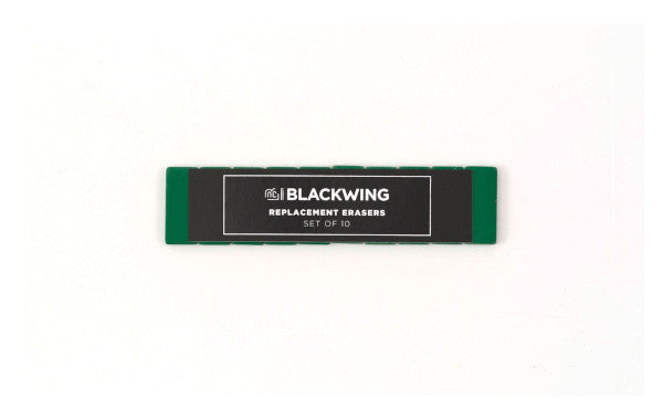 Blackwing-Replacement-Erasers-Green-Set-of-10 — Pulp Addiction
