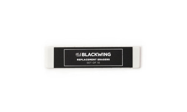 Blackwing Replacement Erasers - White - Set of 10