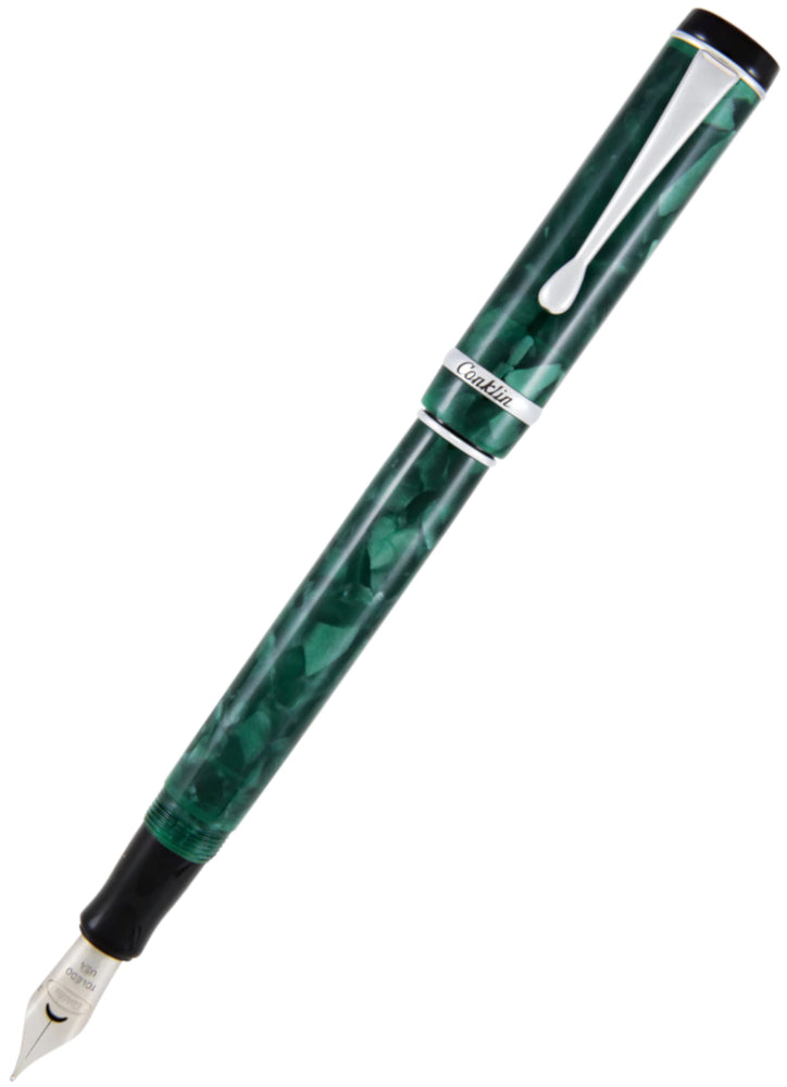 Conklin Duragraph Fountain Pen - Forest Green