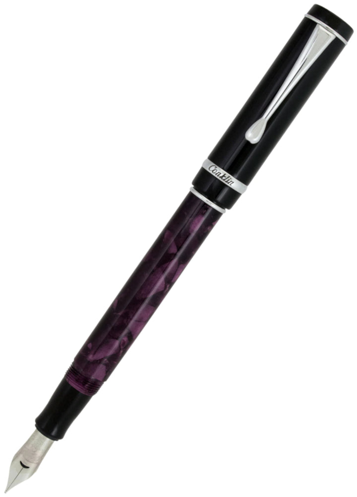 Conklin Duragraph Fountain Pen - Purple Nights