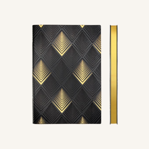 Daycraft Signature Art Deco Dotted Notebook - Pyramid - A5