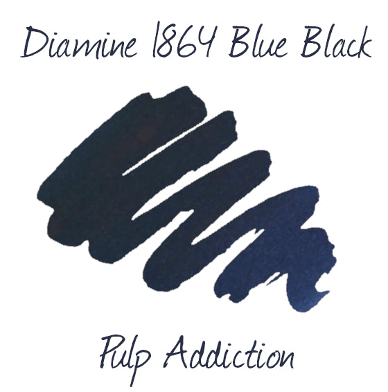Diamine 150th Anniversary Fountain Pen Ink - 1864 Blue Black 40ml Bottle