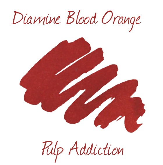 Diamine 150th Anniversary Fountain Pen Ink - Blood Orange 40ml Bottle