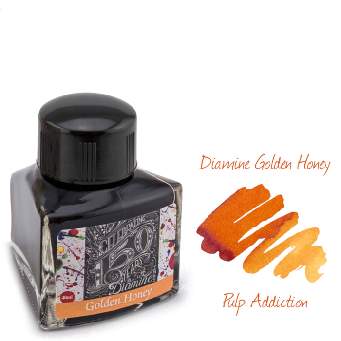 Diamine 150th Anniversary Fountain Pen Ink - Golden Honey 40ml Bottle