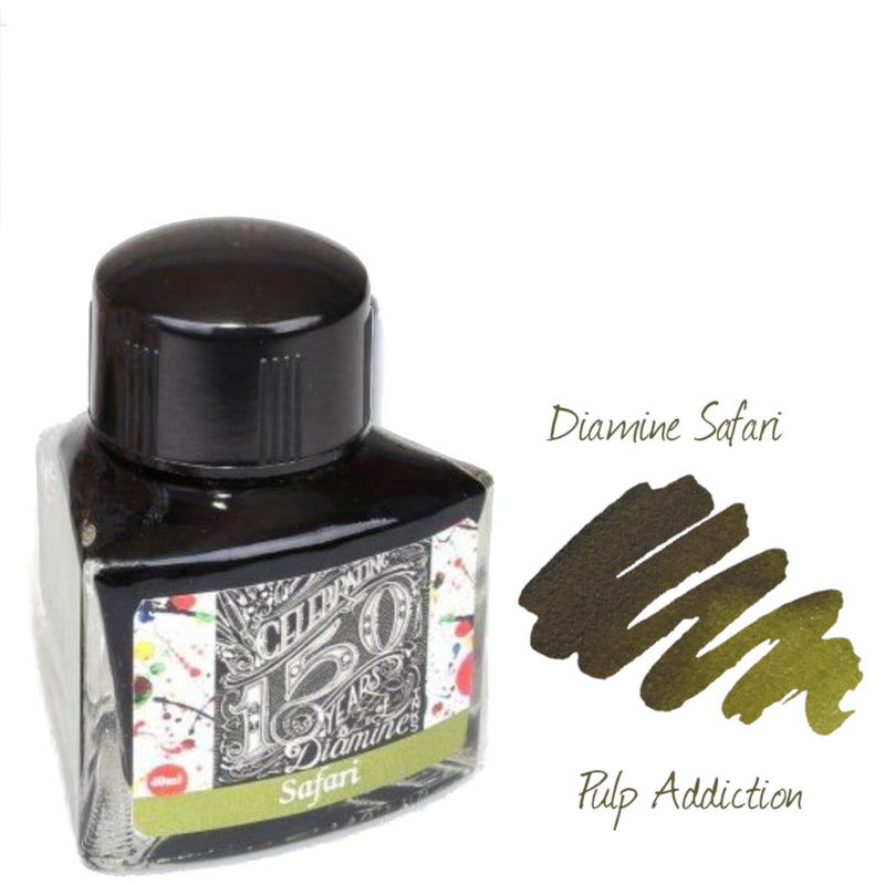 Diamine 150th Anniversary Fountain Pen Ink - Safari 40ml Bottle