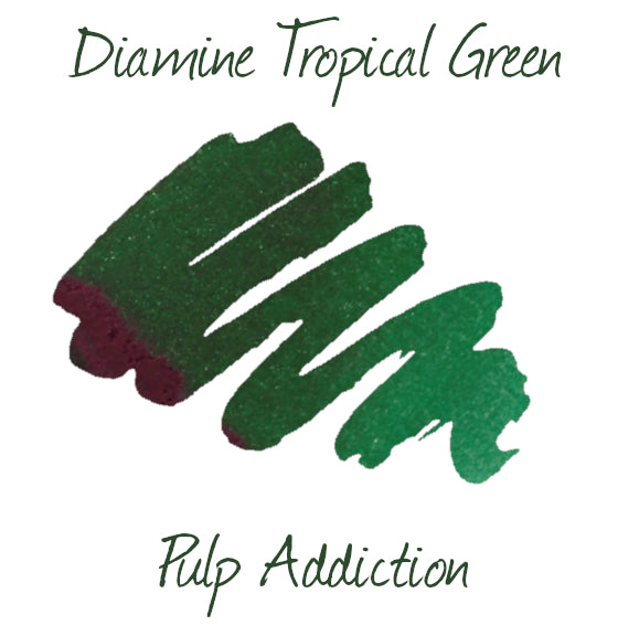 Diamine 150th Anniversary Fountain Pen Ink - Tropical Green 40ml Bottle