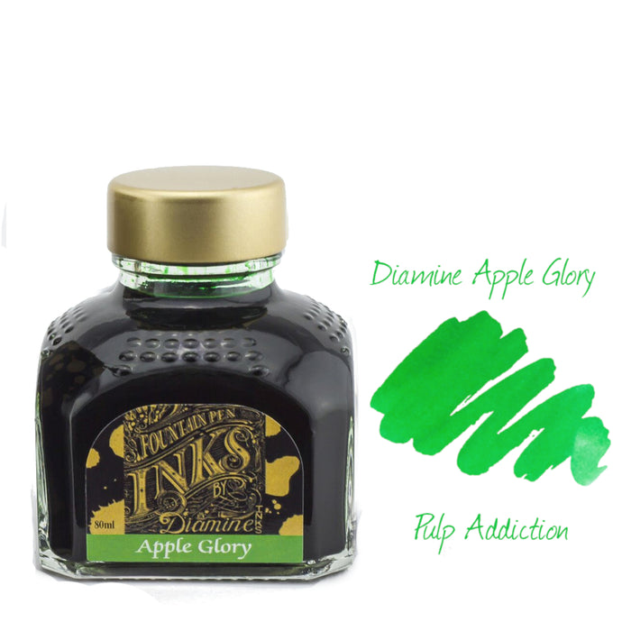 Diamine Fountain Pen Ink - Apple Glory 80ml Bottle