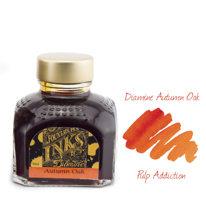 Diamine Fountain Pen Ink - Autumn Oak 80ml Bottle