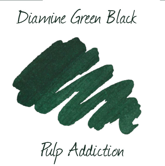 Diamine Green Black - 2ml Sample