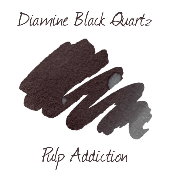 Diamine Fountain Pen Ink - Quartz Black 80ml Bottle