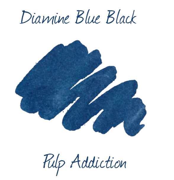 Diamine Fountain Pen Ink - Blue Black 80ml Bottle