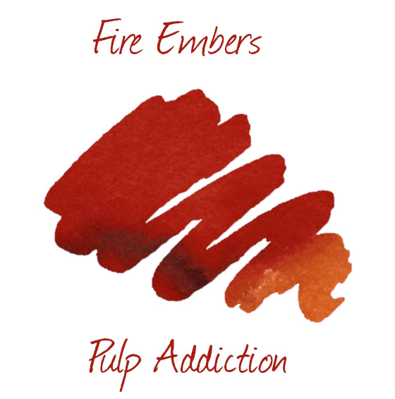 Diamine Blue Edition Fountain Pen Ink - FIre Embers