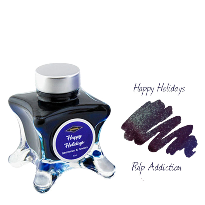 Diamine Blue Edition Fountain Pen Ink - Happy Holidays