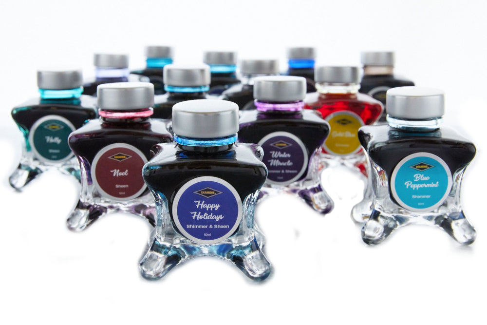 Diamine Blue Edition Fountain Pen Ink - Candy Cane