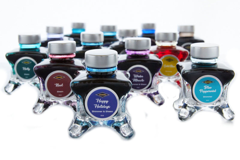 Diamine Blue Edition Fountain Pen Ink - Ho Ho Ho