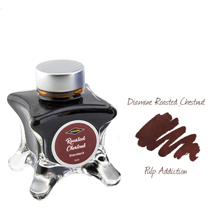 Diamine Blue Edition Fountain Pen Ink - Roasted Chestnut