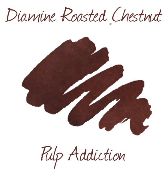 Diamine Blue Edition Fountain Pen Ink - Roasted Chestnut