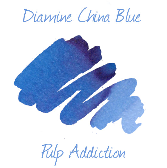 Diamine Fountain Pen Ink - China Blue 80ml Bottle