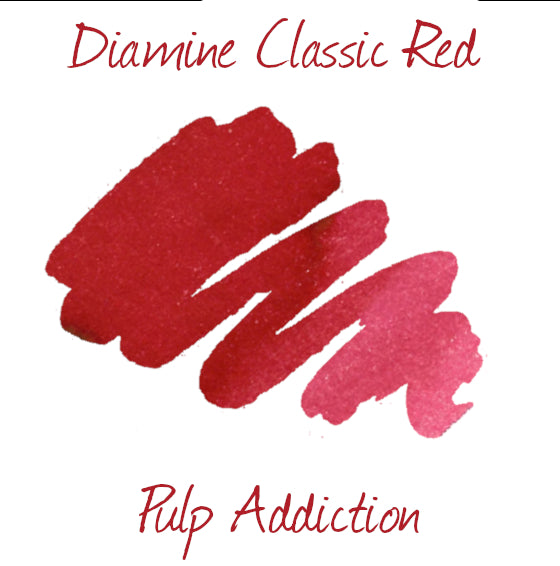 Diamine Fountain Pen Ink - Classic Red 30ml Bottle