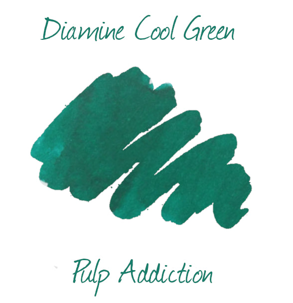 Diamine Fountain Pen Ink - Cool Green 80ml Bottle