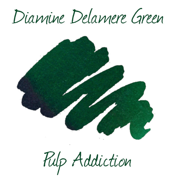 Diamine Fountain Pen Ink - Delamere Green 30ml Bottle