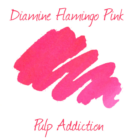 Diamine Fountain Pen Ink - Flamingo Pink 80ml Bottle