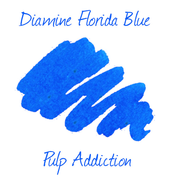 Diamine Fountain Pen Ink - Florida Blue 80ml Bottle