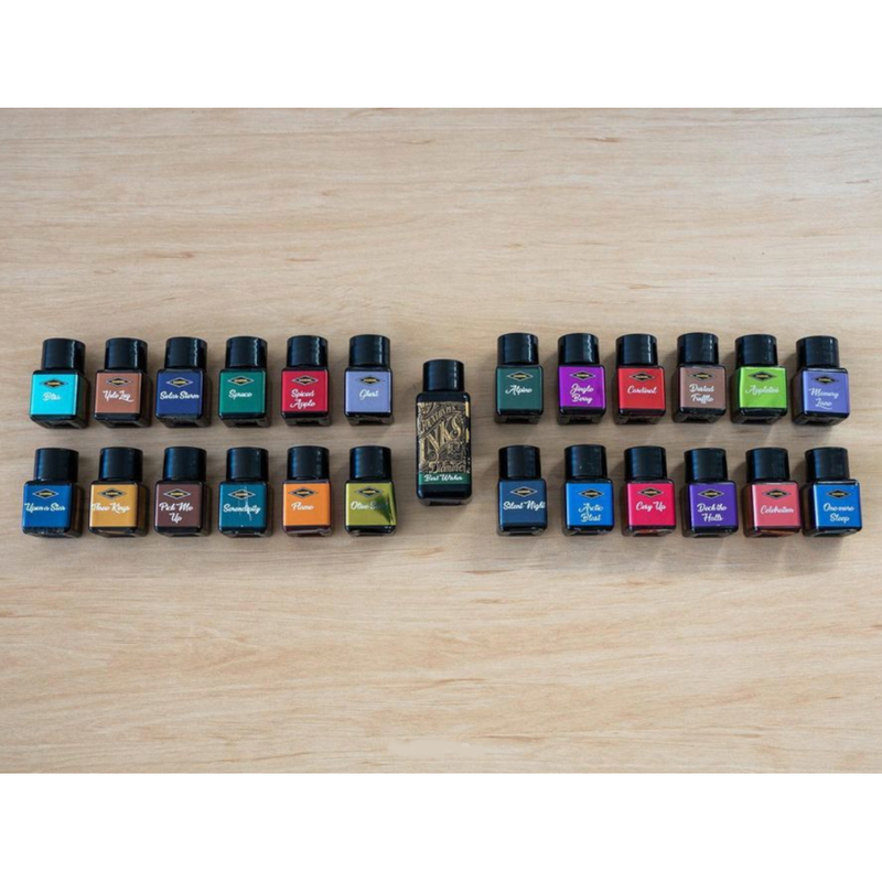 *Clearance* Diamine Green Edition Inks - Complete Line 25 Bottles (12ml & 30ml - Unboxed)