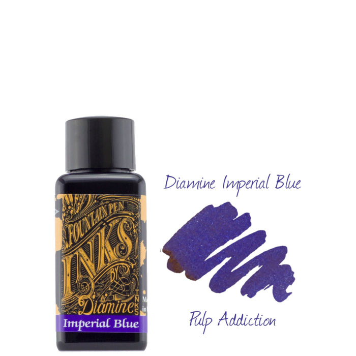 Diamine Fountain Pen Ink - Imperial Blue 30ml Bottle