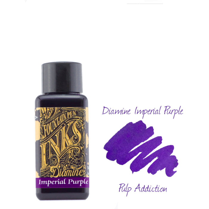 Diamine Fountain Pen Ink - Imperial Purple 30ml Bottle
